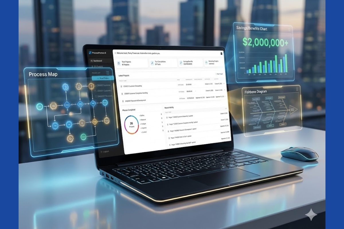 Enterprise process improvement dashboard